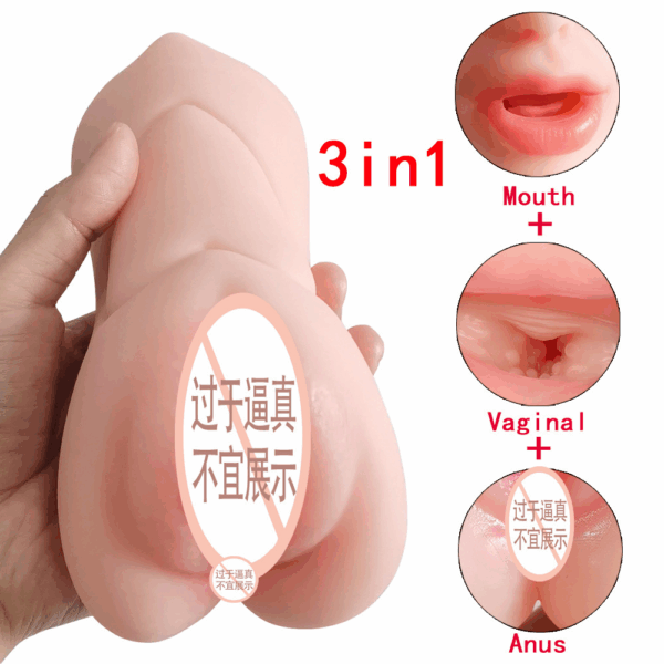 qr13 double ended silicone masturbator