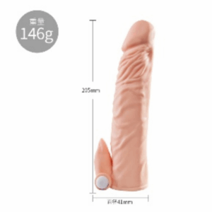 qr34 8in penis condom extender